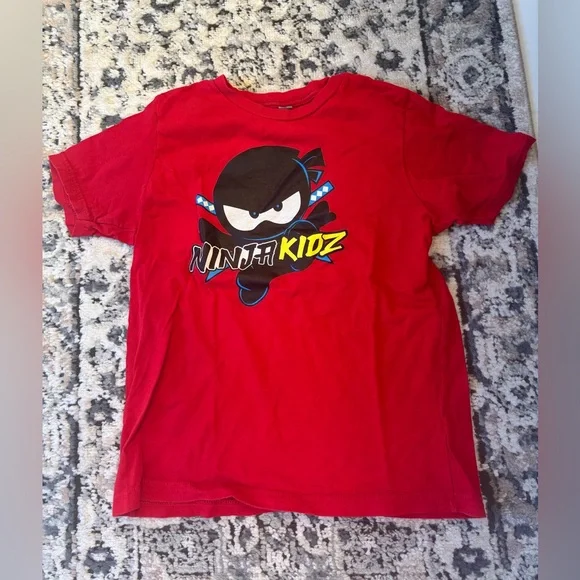 Red Ninja Kidz T-Shirt - Picture 1 of 1